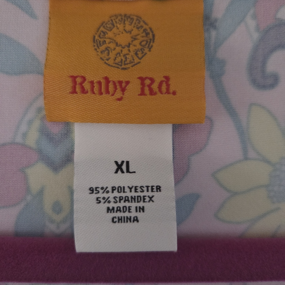 Ruby Rd. Multicolor Patterned Tunic Top - image 5